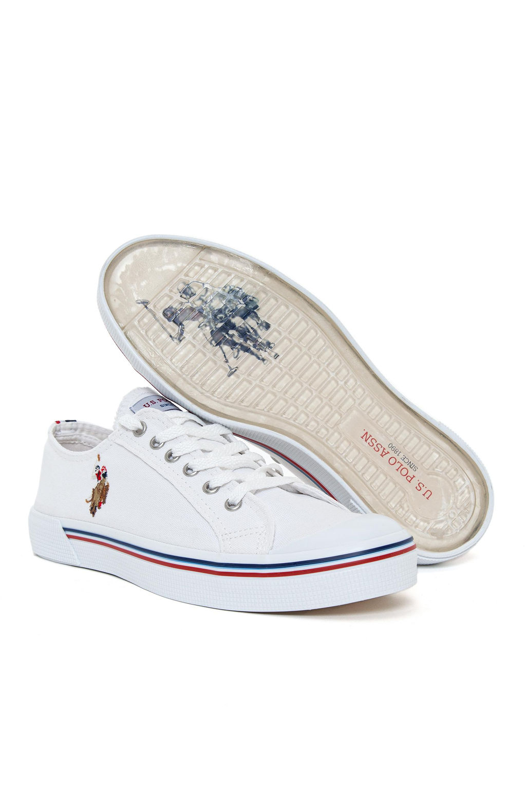 U. S. Polo Assn Мужская белая спортивная обувь - U.s. polo assn фото 11
