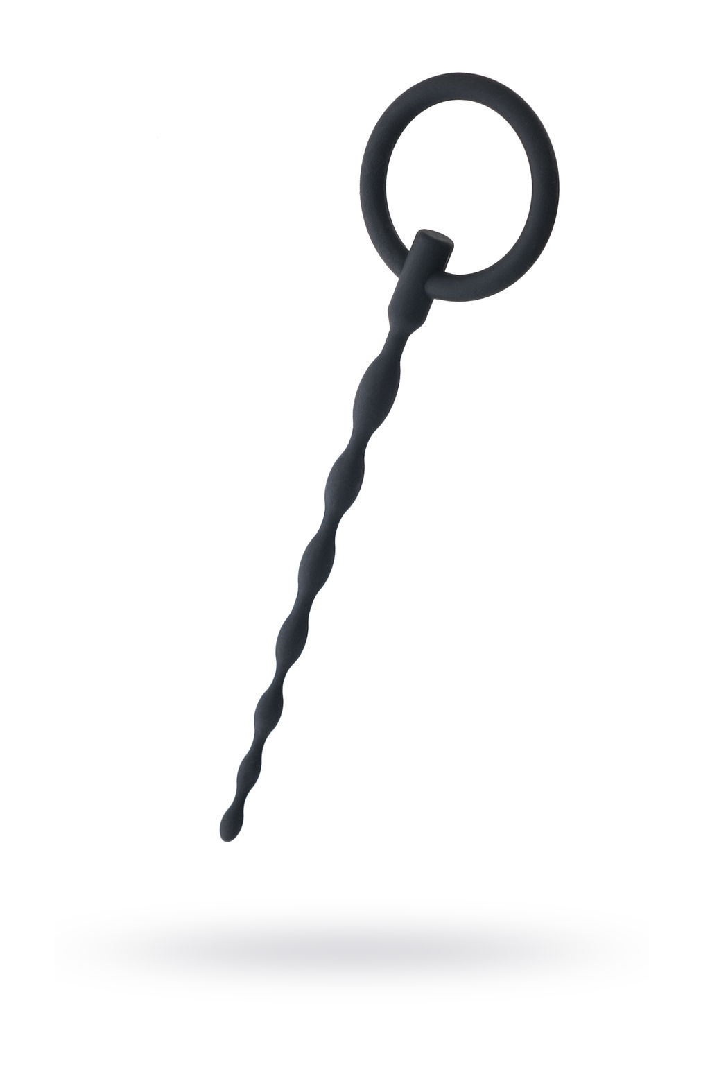 Уретральный плаг Black&Red by TOYFA, силикон, чёрный, 16 см