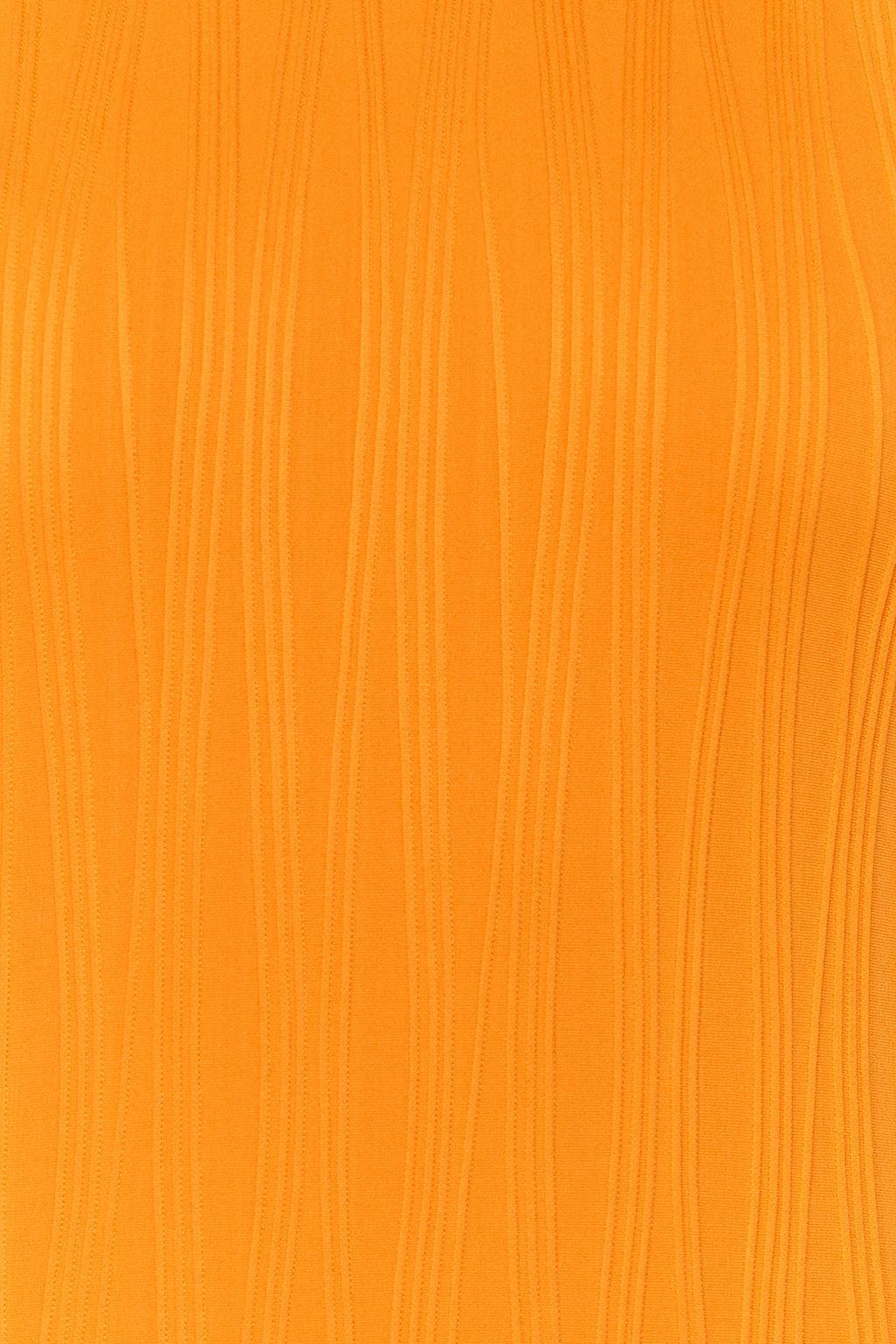 Turuncu Dokulu Halter Yaka Bodycone/Vucudu Saran Orme Mini Kalem Elbise TWOSS24EL00472 - Trendyolmilla фото 4