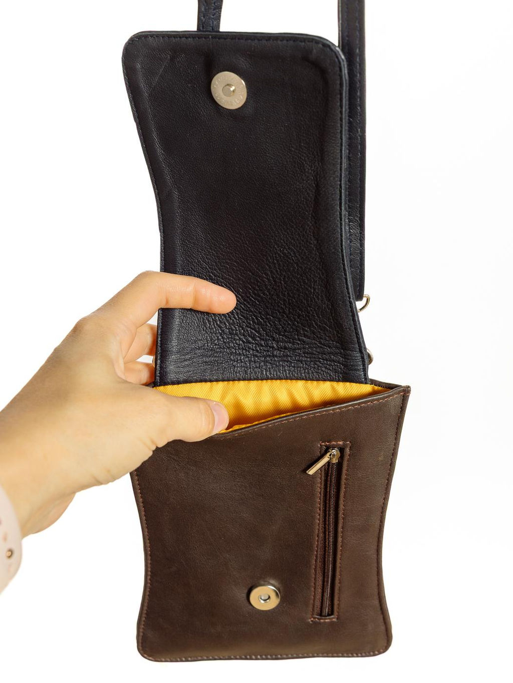 Сумка натуральная кожа через плечо №1115/35 - Ганг фото 5