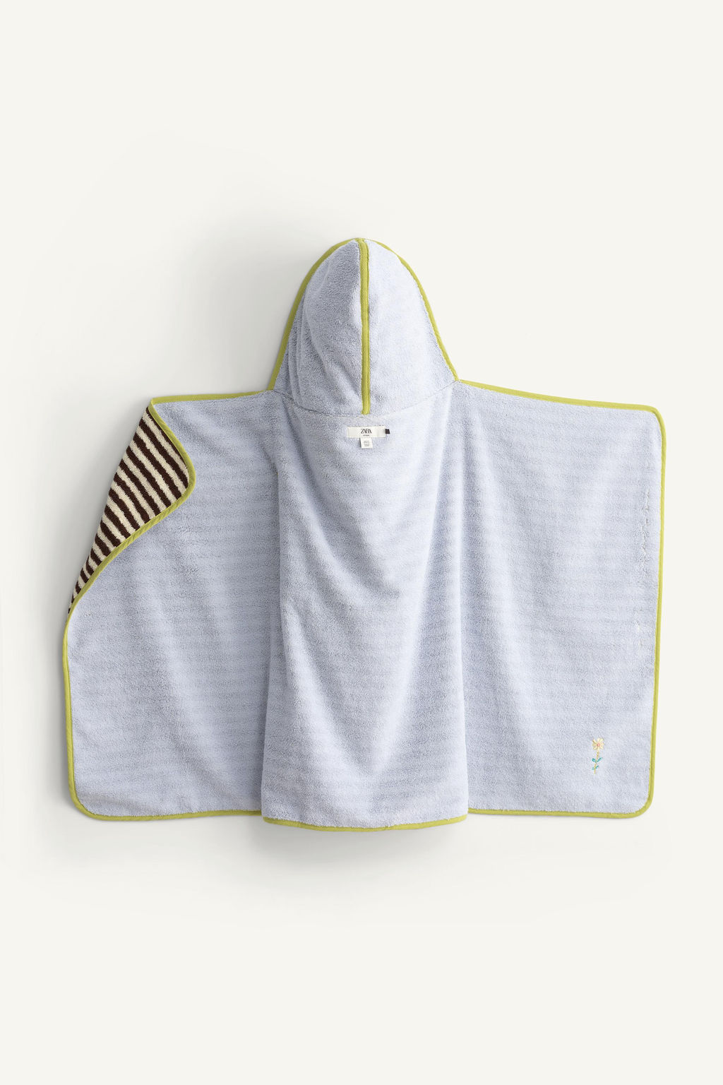 PONCHO TOALLA RAYAS VIVOS CONTRASTE LIMITED EDITION / rayas - Zara фото 8