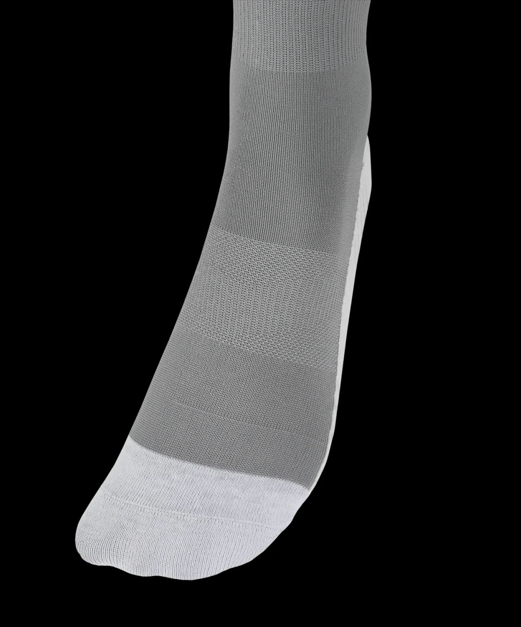 Гетры футбольные JOGEL CAMP ADVANCED SOCKS, серый/белый  фото 6