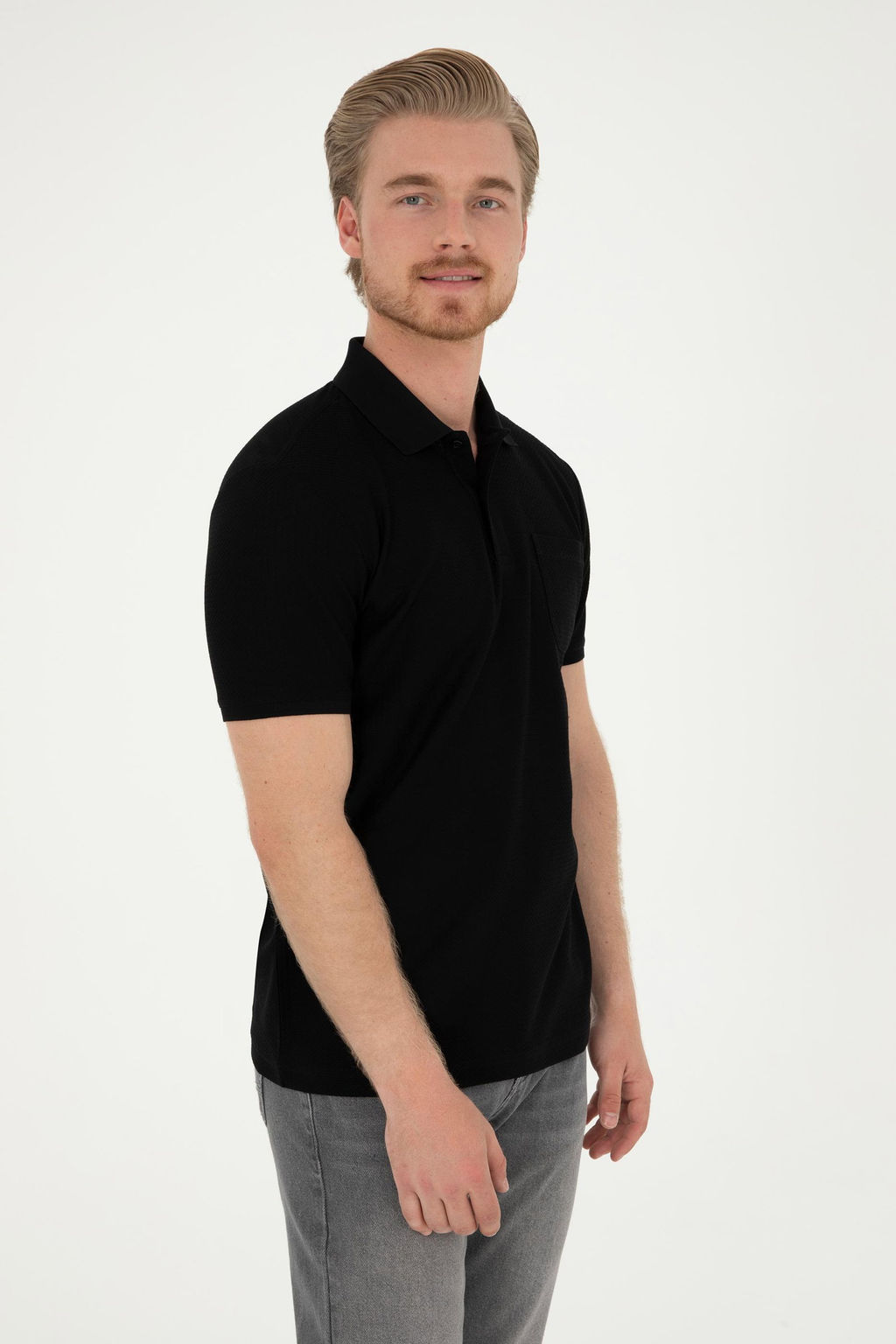 U. S. Polo Assn / Мужская черная футболка - U.s. polo assn фото 3