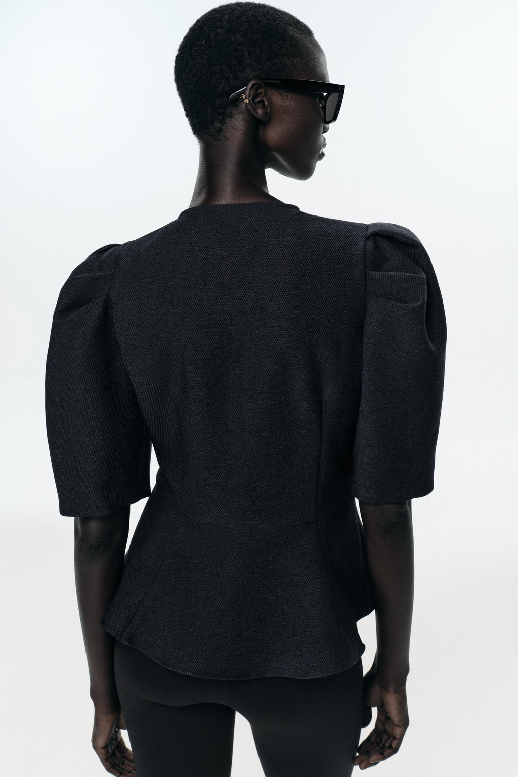 PUFF SLEEVE PEPLUM TOP - Zara фото 4