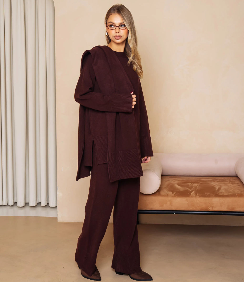 Костюм #КТ831 (6), шоколадный - Dommod фото 2