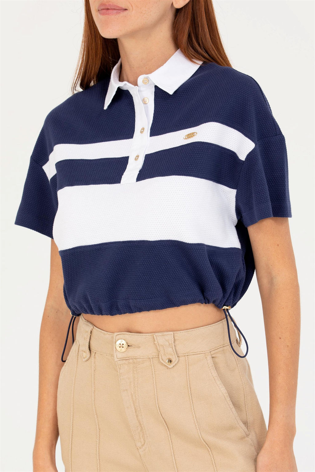 Женская темно-синяя футболка - U.s. polo assn фото 6