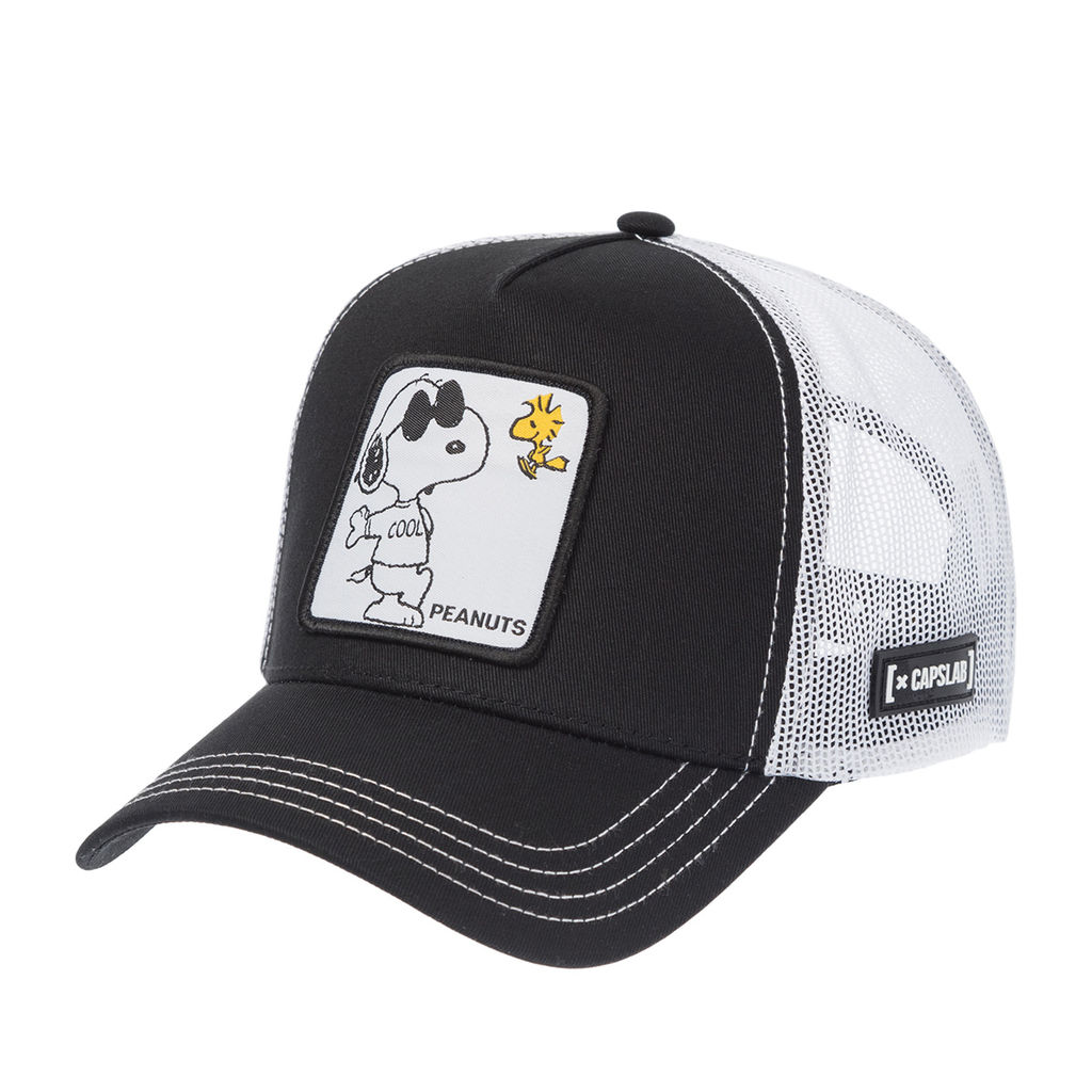 Бейсболка CAPSLAB арт. CL/PEA/1/NAW1 Peanuts Snoopy and Woodstock (черный)