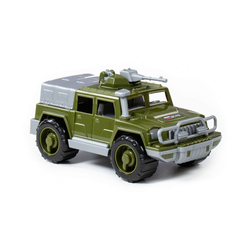 Автомобиль-джип военный Разведчик с 1-м пулемётом - Полесье фото 5