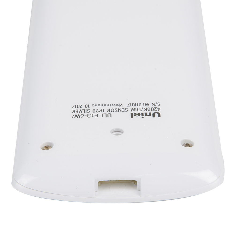 ULI-F43-6W/4200K/DIM SENSOR IP20 SILVER Панель линейная светодиодная ультратонкая, с бесконтактным выключателем, диммер.199,5х66,5х11мм. 175Lm. Серебристый. ТМ Uniel
