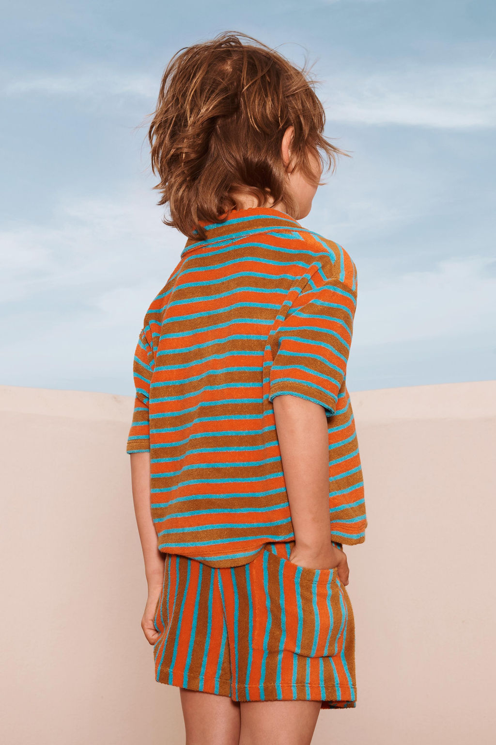 STRIPED TERRY BERMUDA SHORTS LIMITED EDITION - Zara фото 2