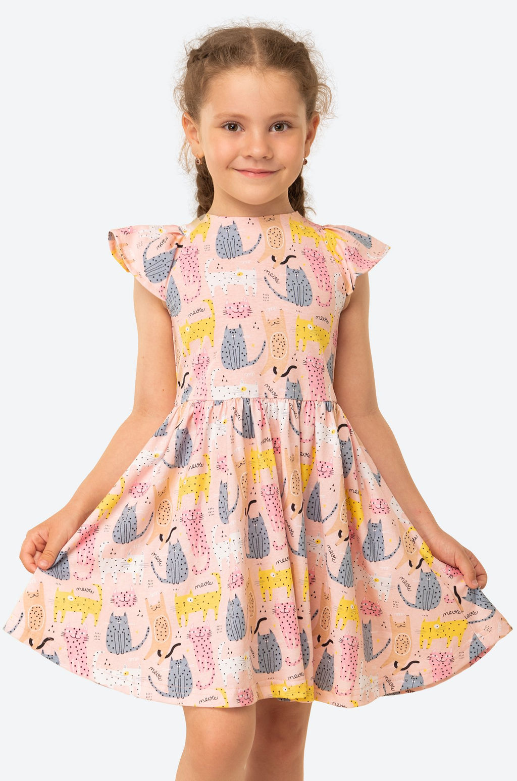 Летнее платье для девочки Happy Fox