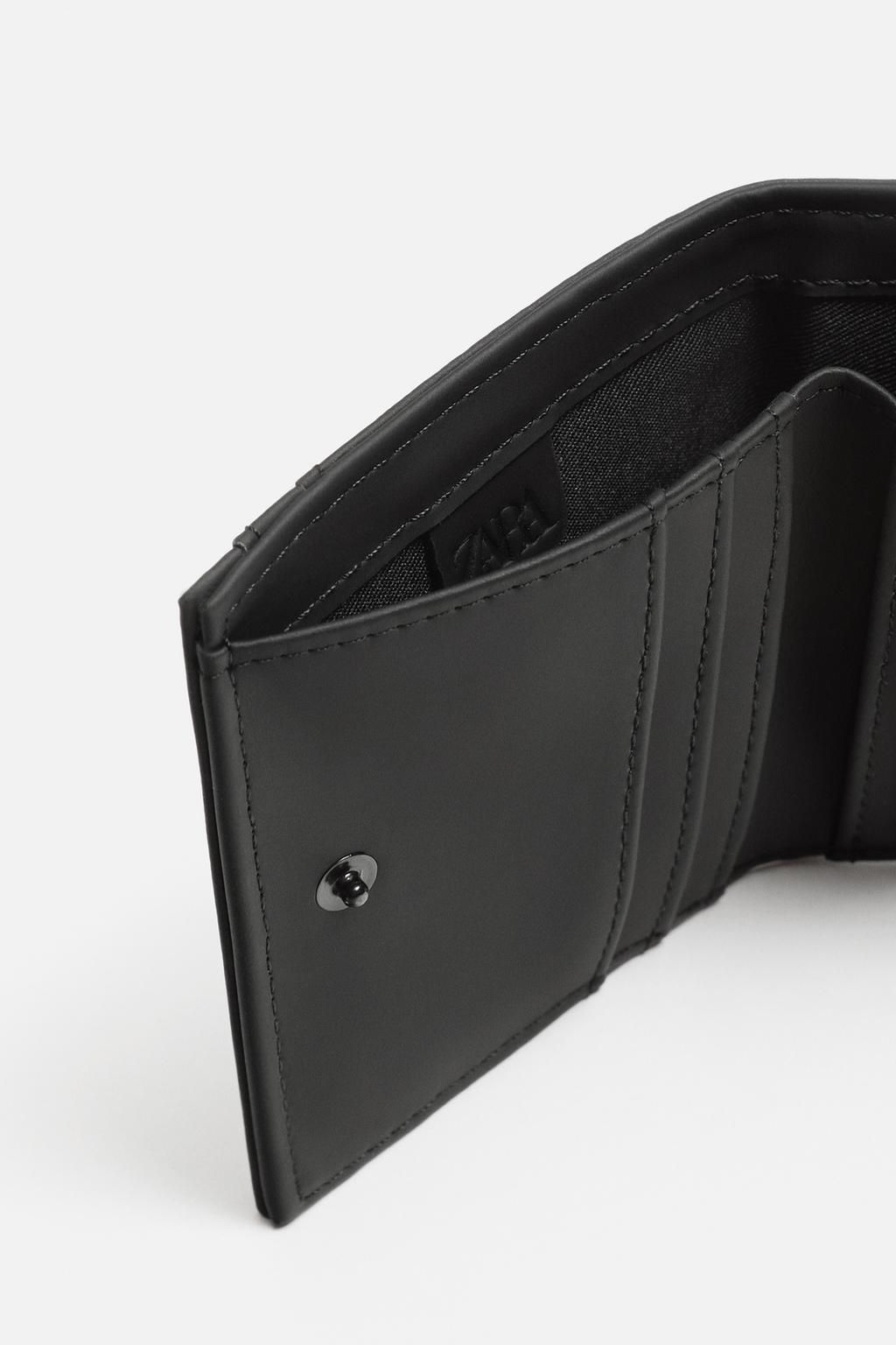 RUBBERISED WALLET WITH COIN PURSE - Zara фото 8