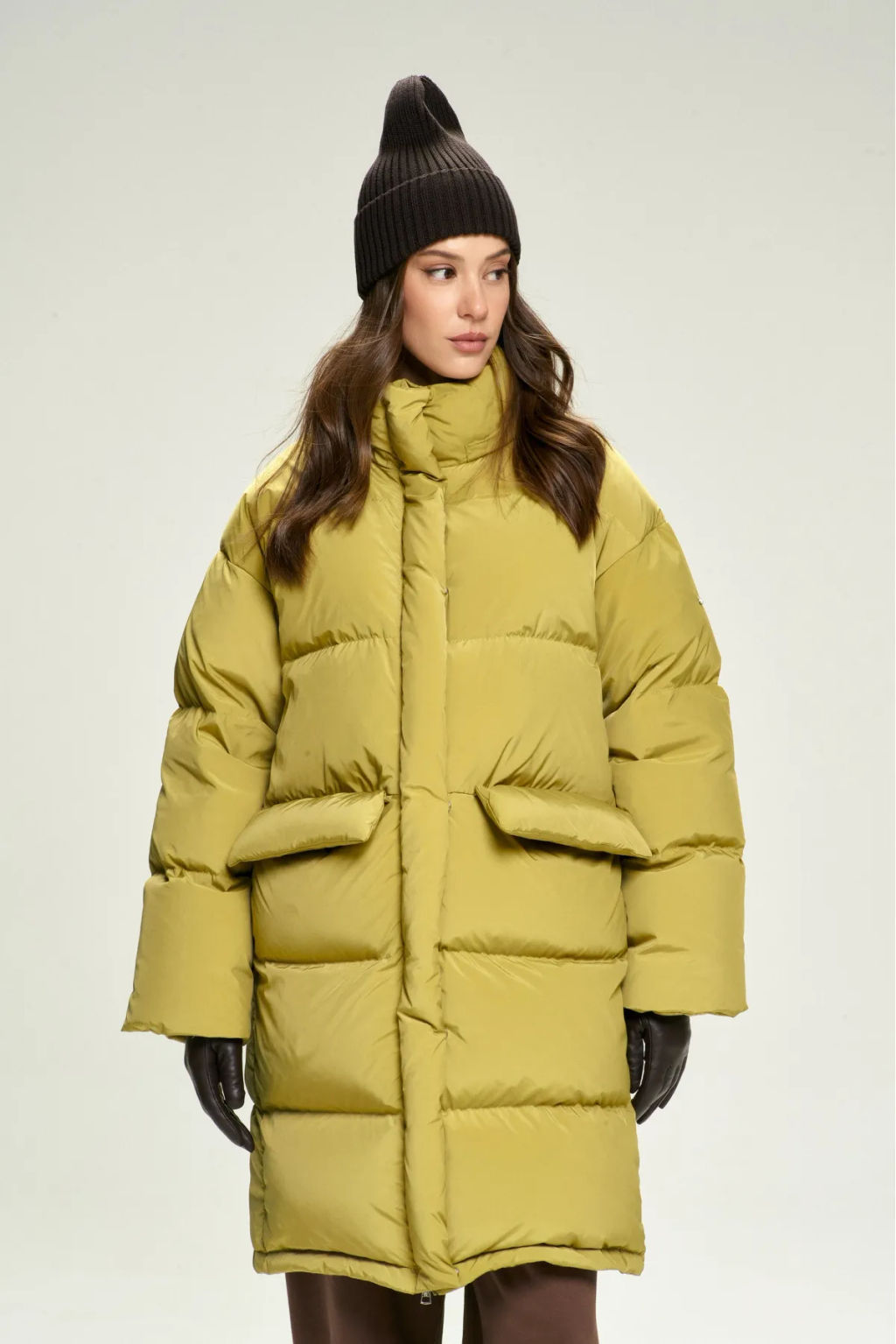 Пуховик удлиненный Olive - Erist store фото 6