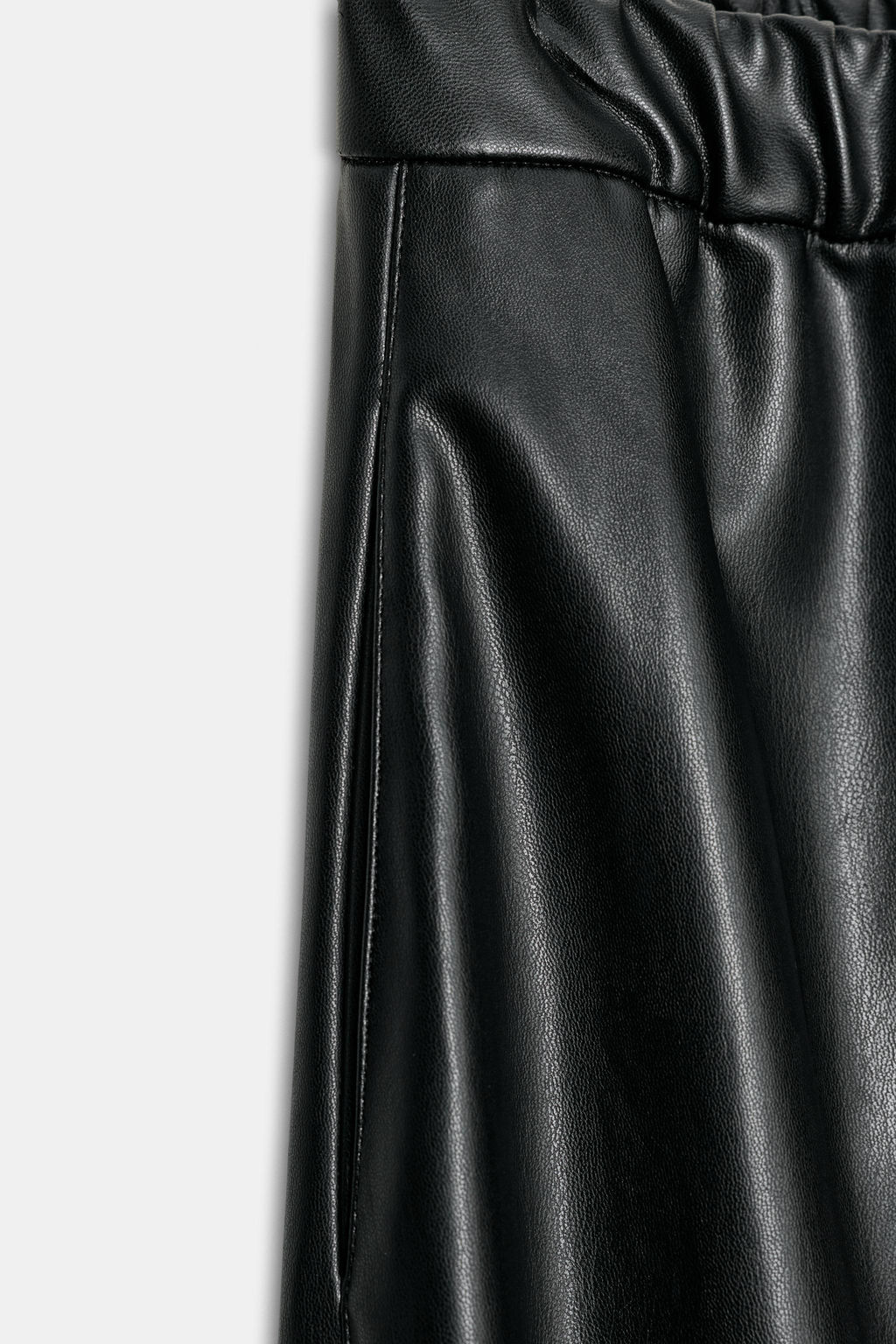ZW COLLECTION LEATHER EFFECT BALLOON TROUSERS - Zara фото 6