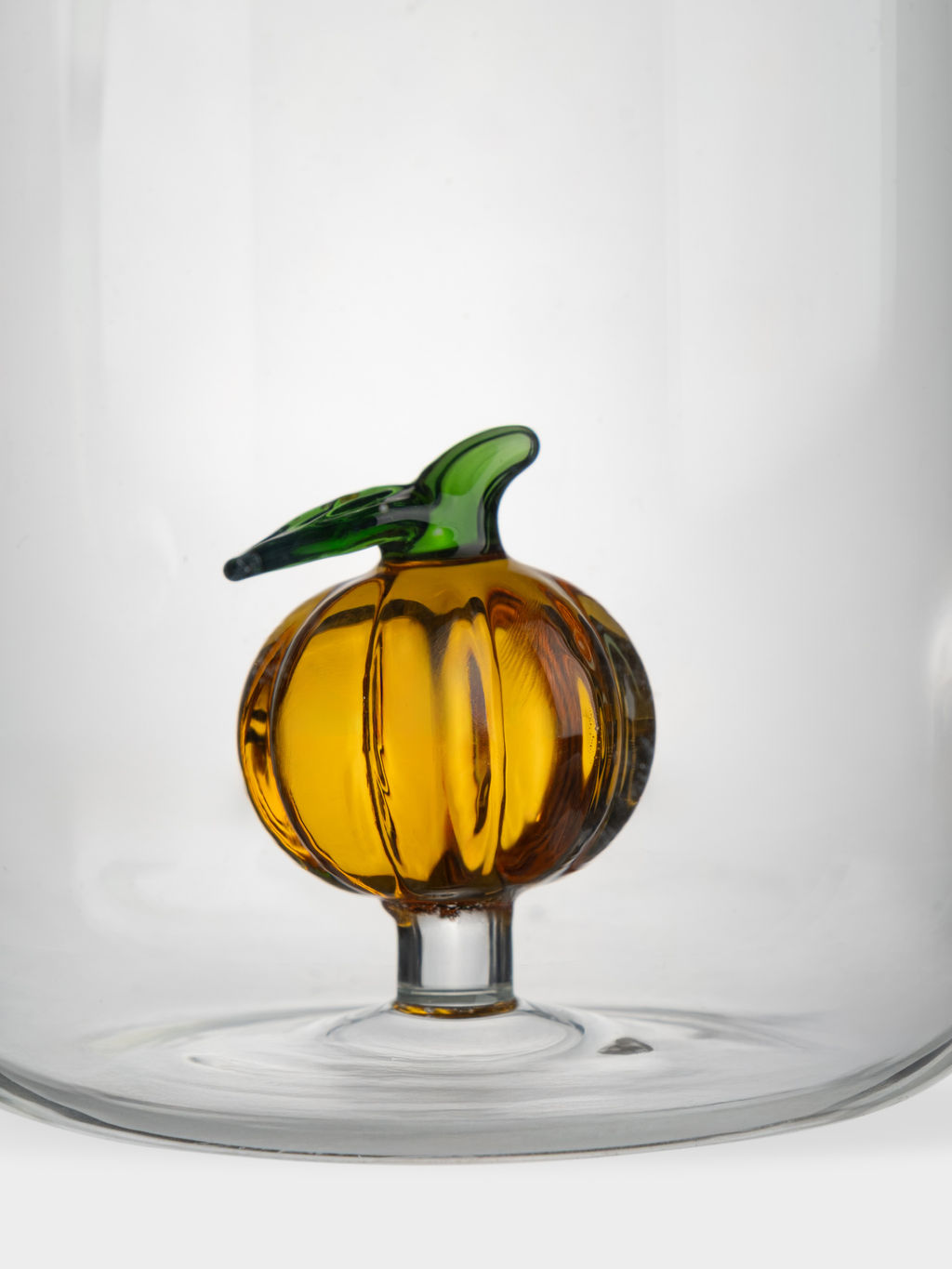 Кружка, 450 мл, стекло Б, зеленая ручка, Тыква, Bright pumpkin - Anna lafarg фото 3