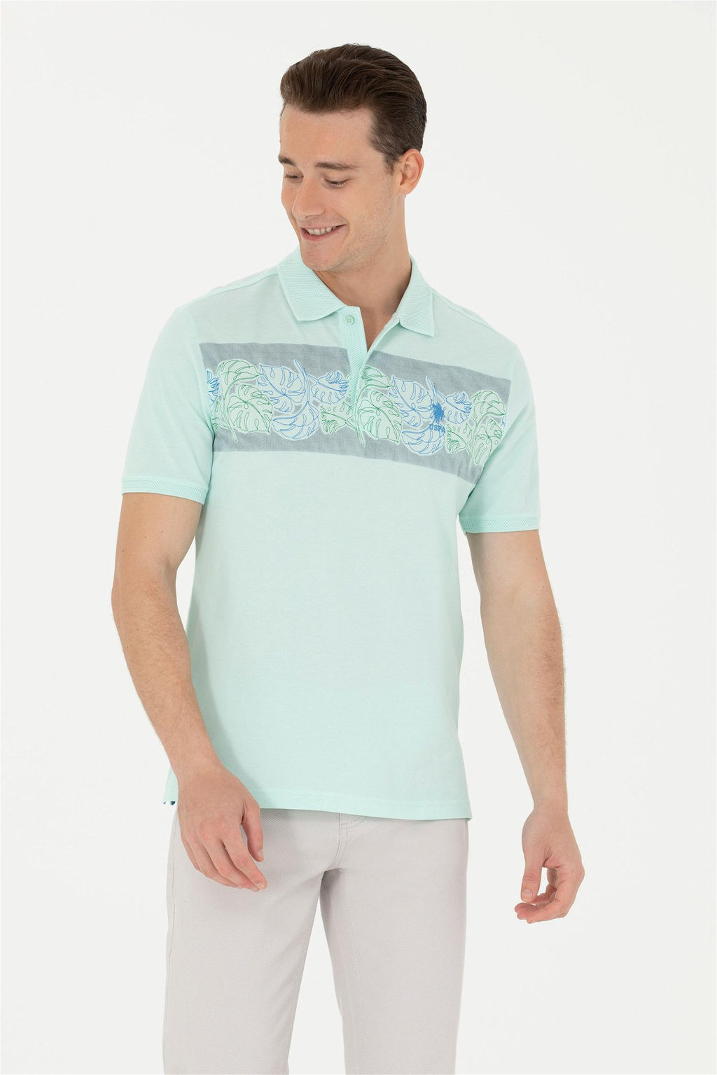 Мужская футболка с воротником-поло Nil Неожиданная скидка в корзине - U.s. polo assn фото 3