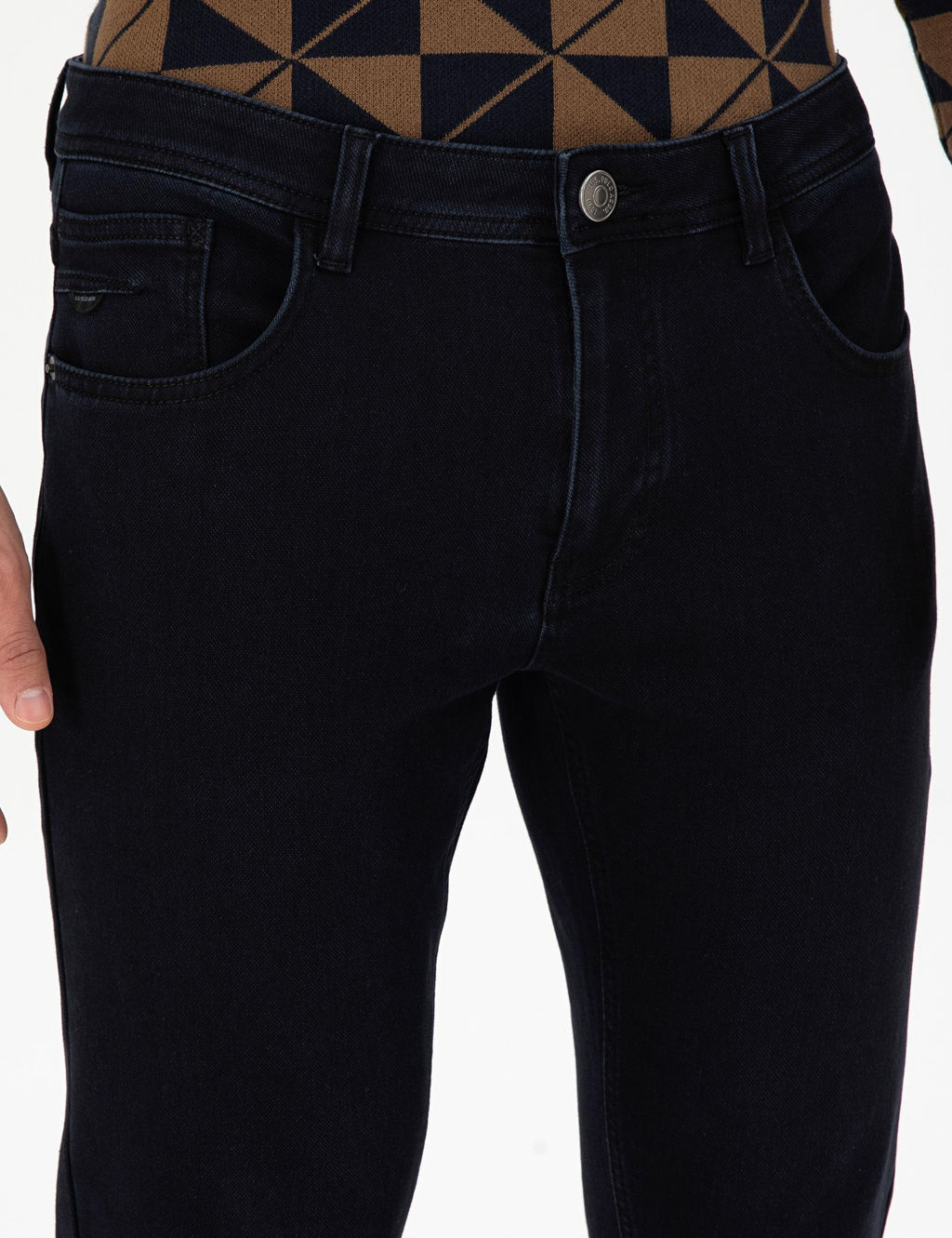 Мужские черные джинсовые брюки - U.s. polo assn фото 5