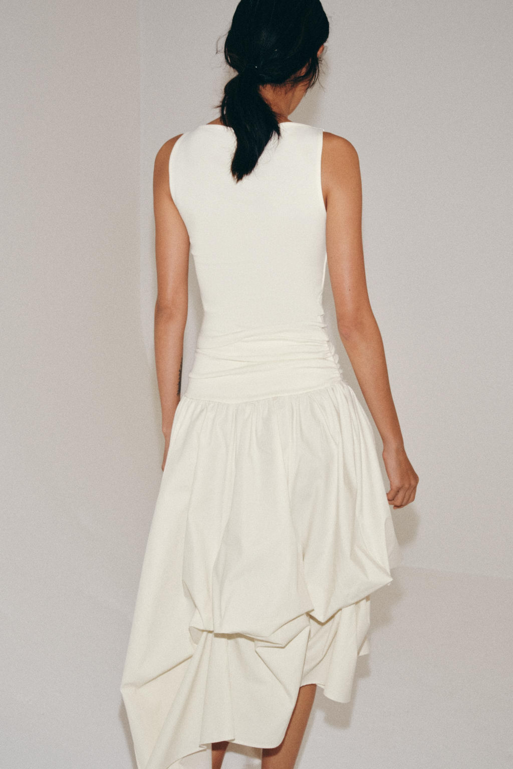 FALDA VOLUMEN COMBINADA / Crudo - Zara фото 3