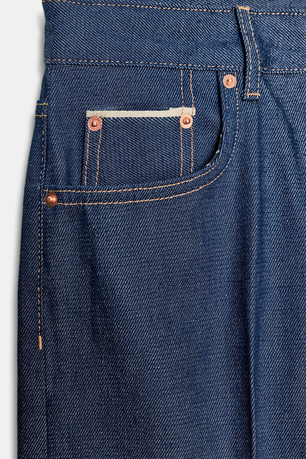 ZW COLLECTION SELVEDGE LOW-RISE JEANS - Zara фото 7