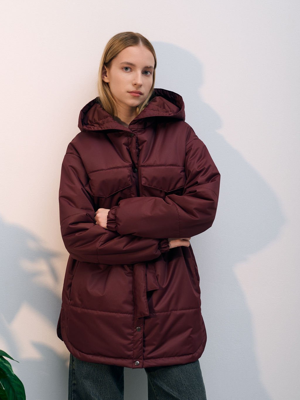 Куртка зимняя "Эмми" бордо