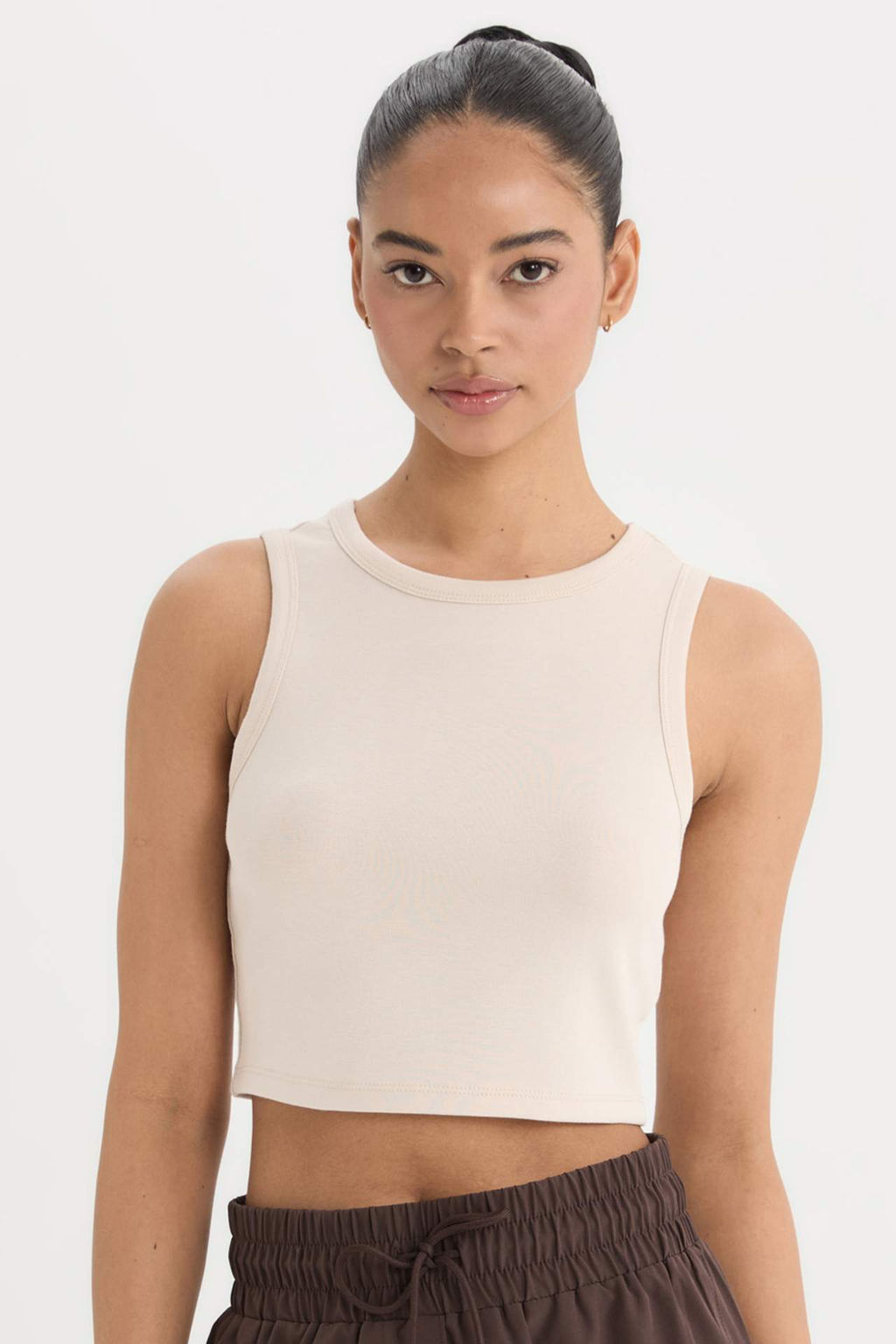 DeFactoFit Standart Fit Bisiklet Yaka Modal Sporcu Atlet  фото 2