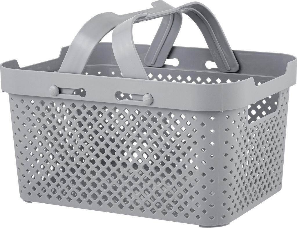 Корзина для хранения с ручками Plast Team Stockholm, 15 л арт РТ5003