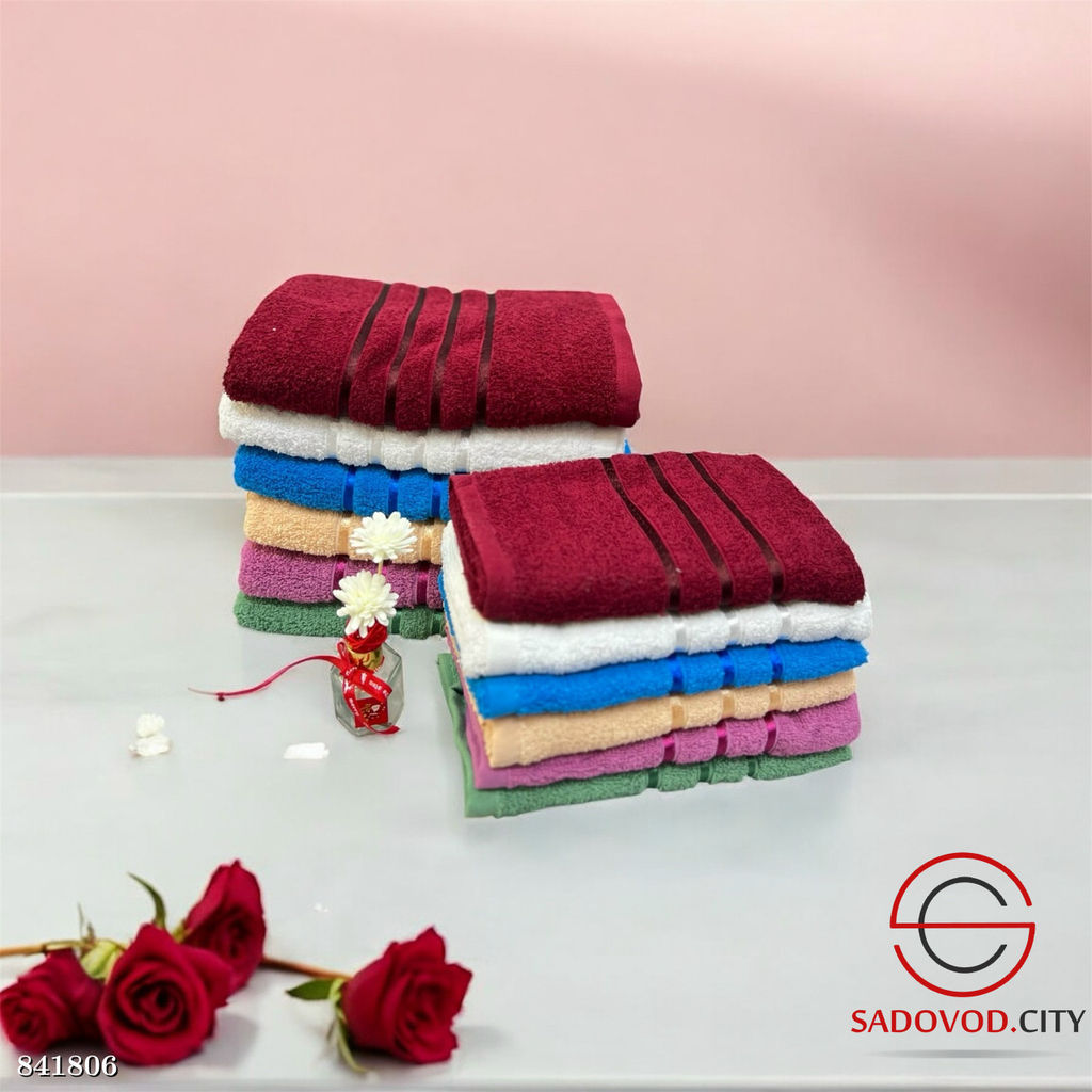 Полотенце хлопковое, набор из 6 шт.