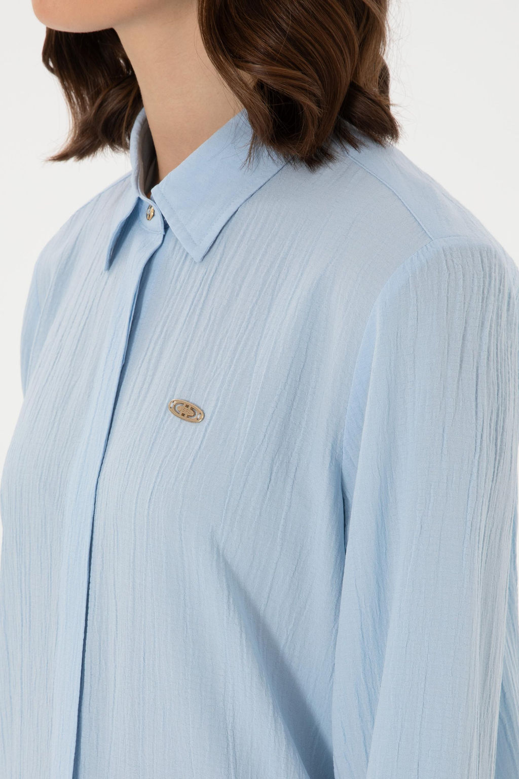 Kad_n A__k Mavi Uzun Kollu G_mlek - U.s. polo assn фото 7