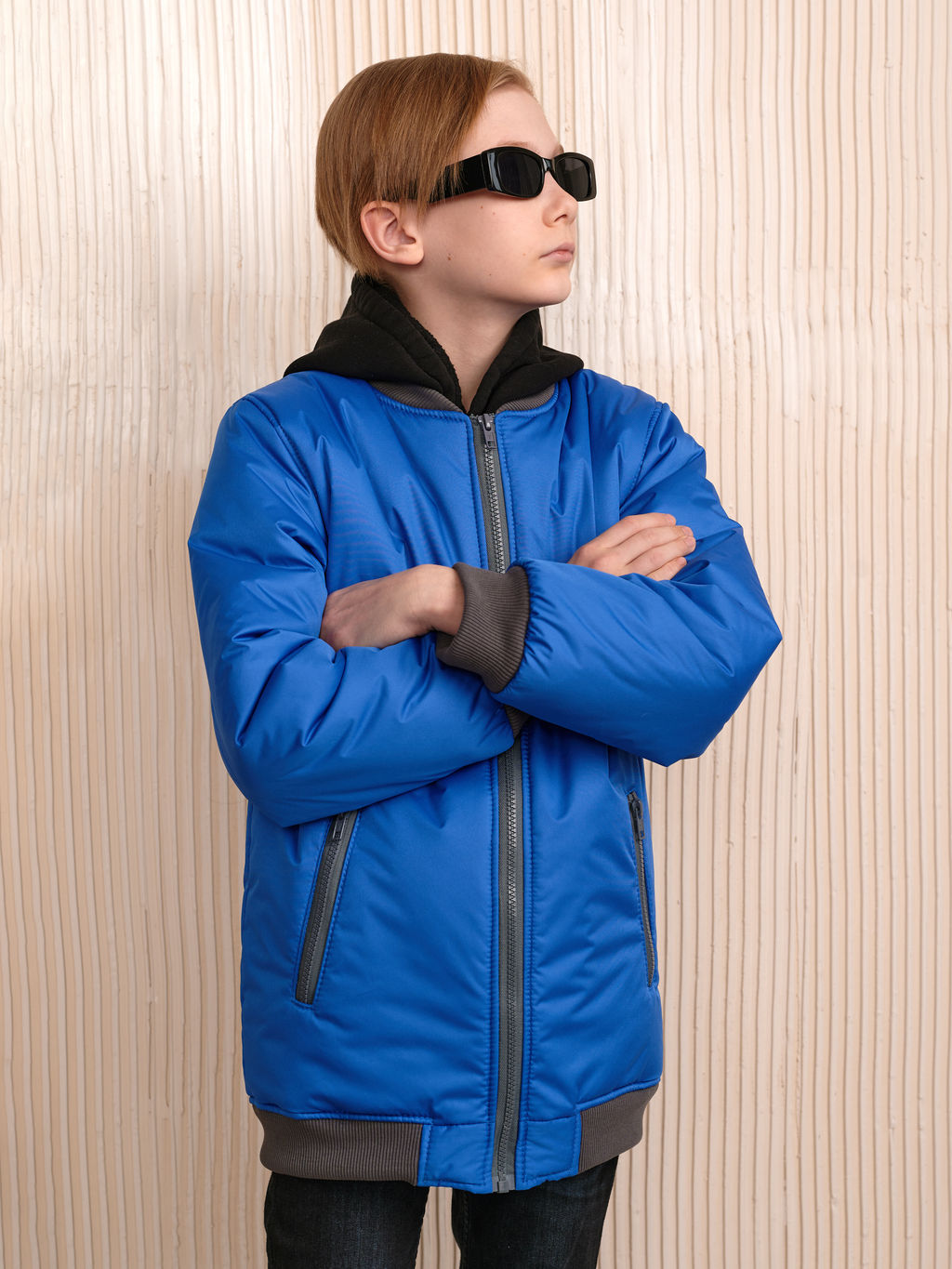 Бомбер демисезонный для мальчика Френд красный - Yollochka фото 9