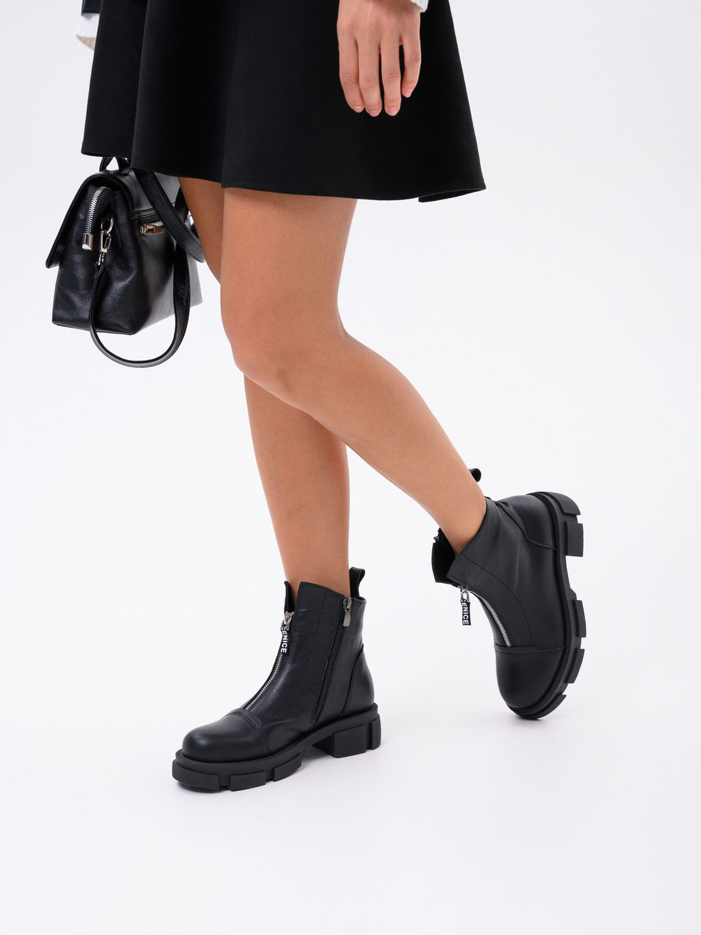 Ботинки 330.21074.black/Шерсть