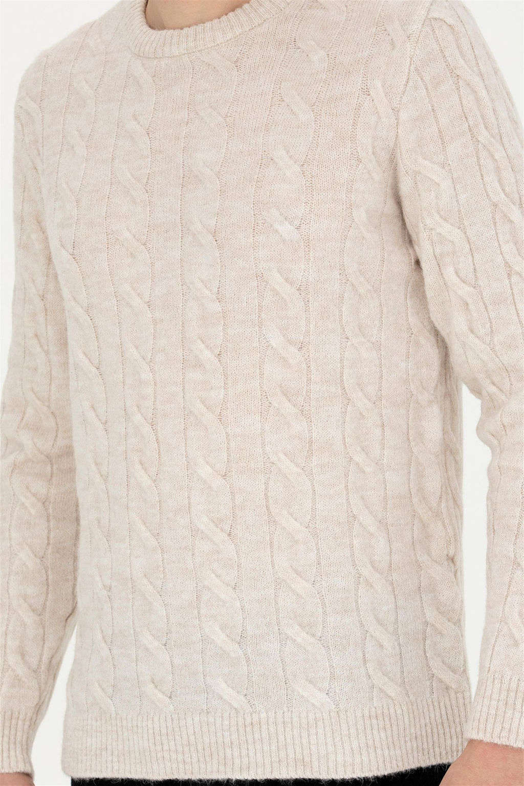 Мужской свитер из каменного меланжа - U.s. polo assn фото 13