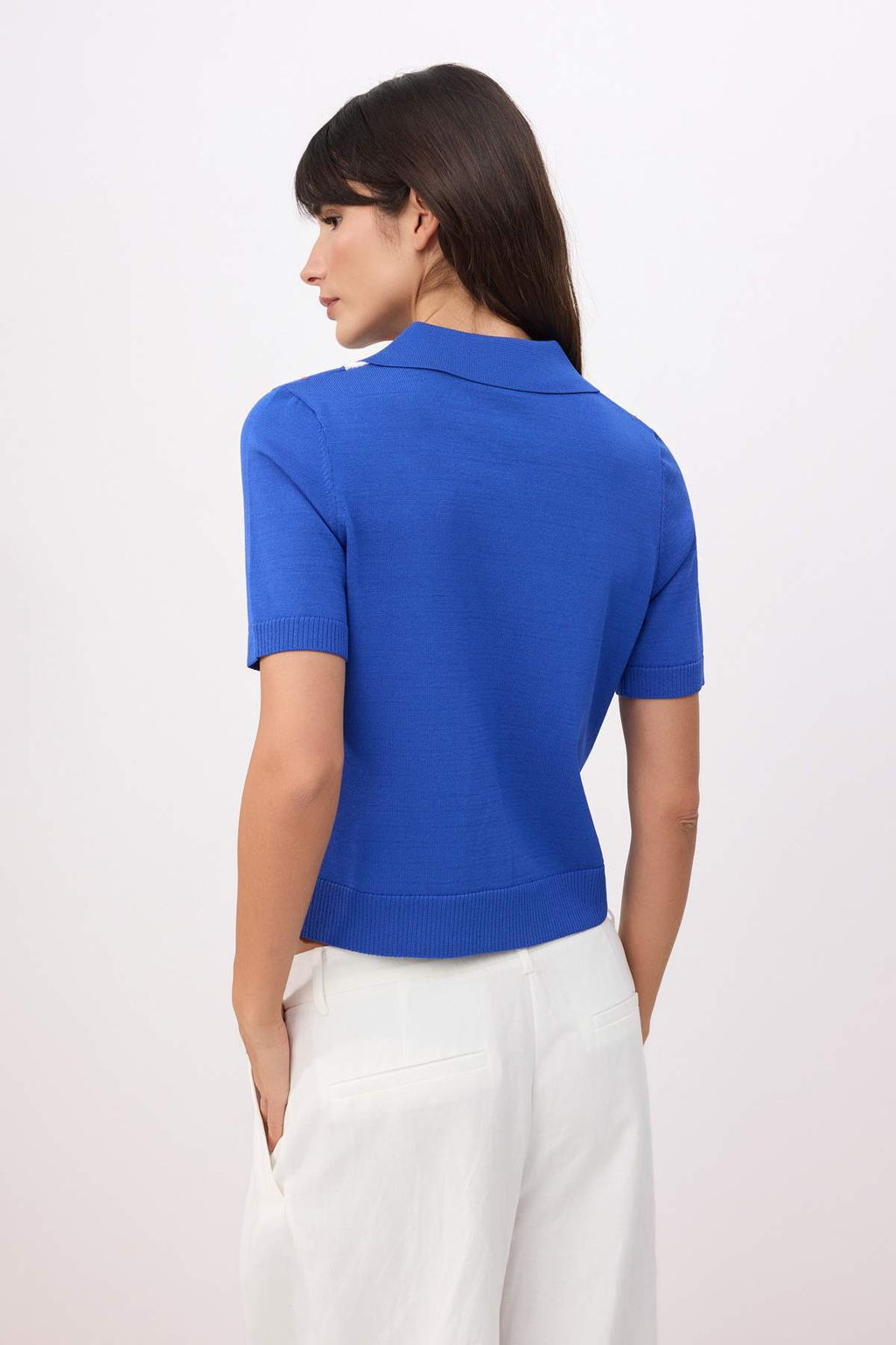 Saks Yazl?k Ozel Iplik Baklava Desenli Triko H?rka TWOSS26HI00018 - Trendyolmilla фото 4