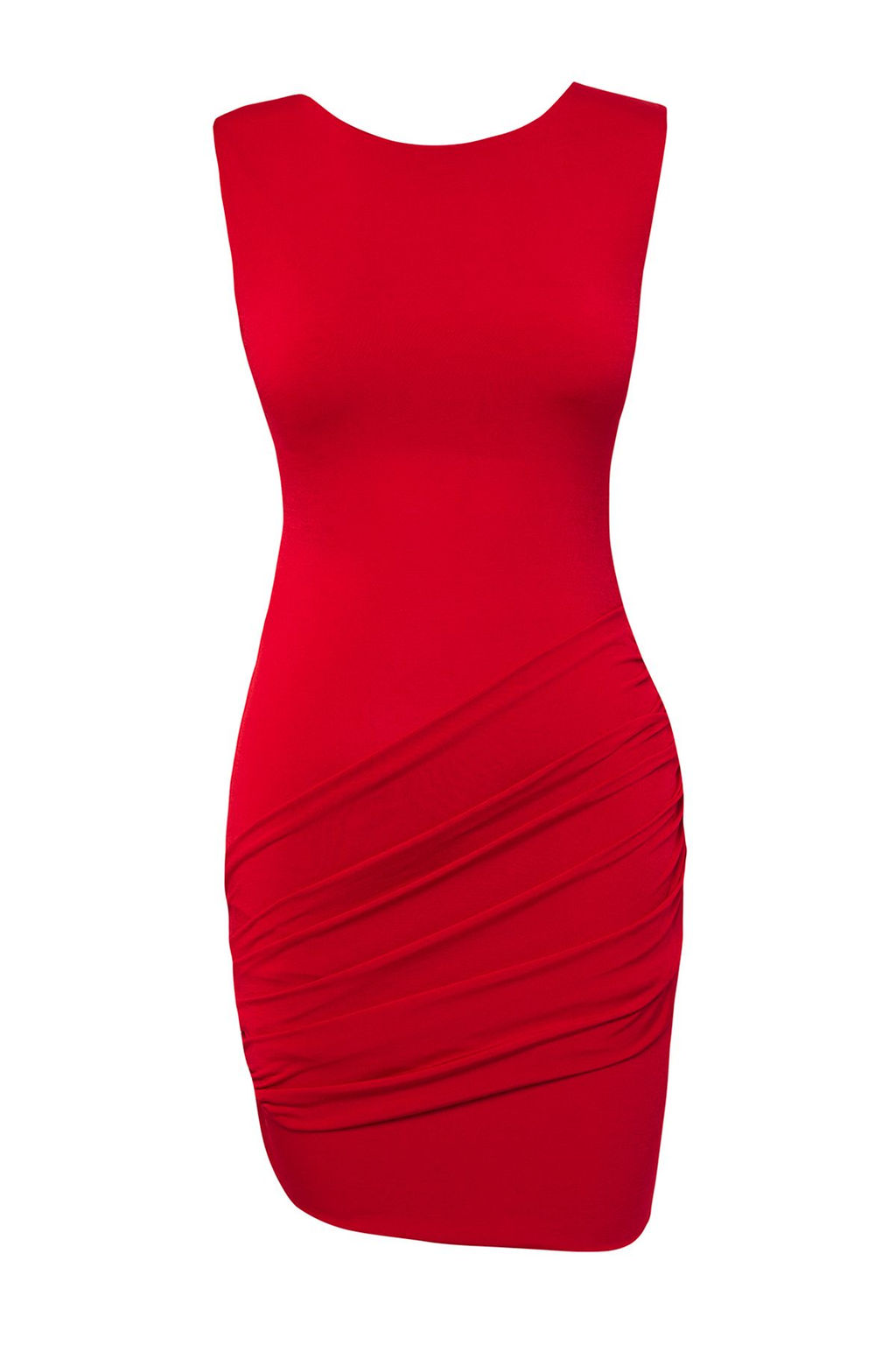 TRENDYOLMILLA Limited Edition S?rt Dekolteli Midi Bodycon Esnek Orme Elbise TWOSS25EL00482 фото 4