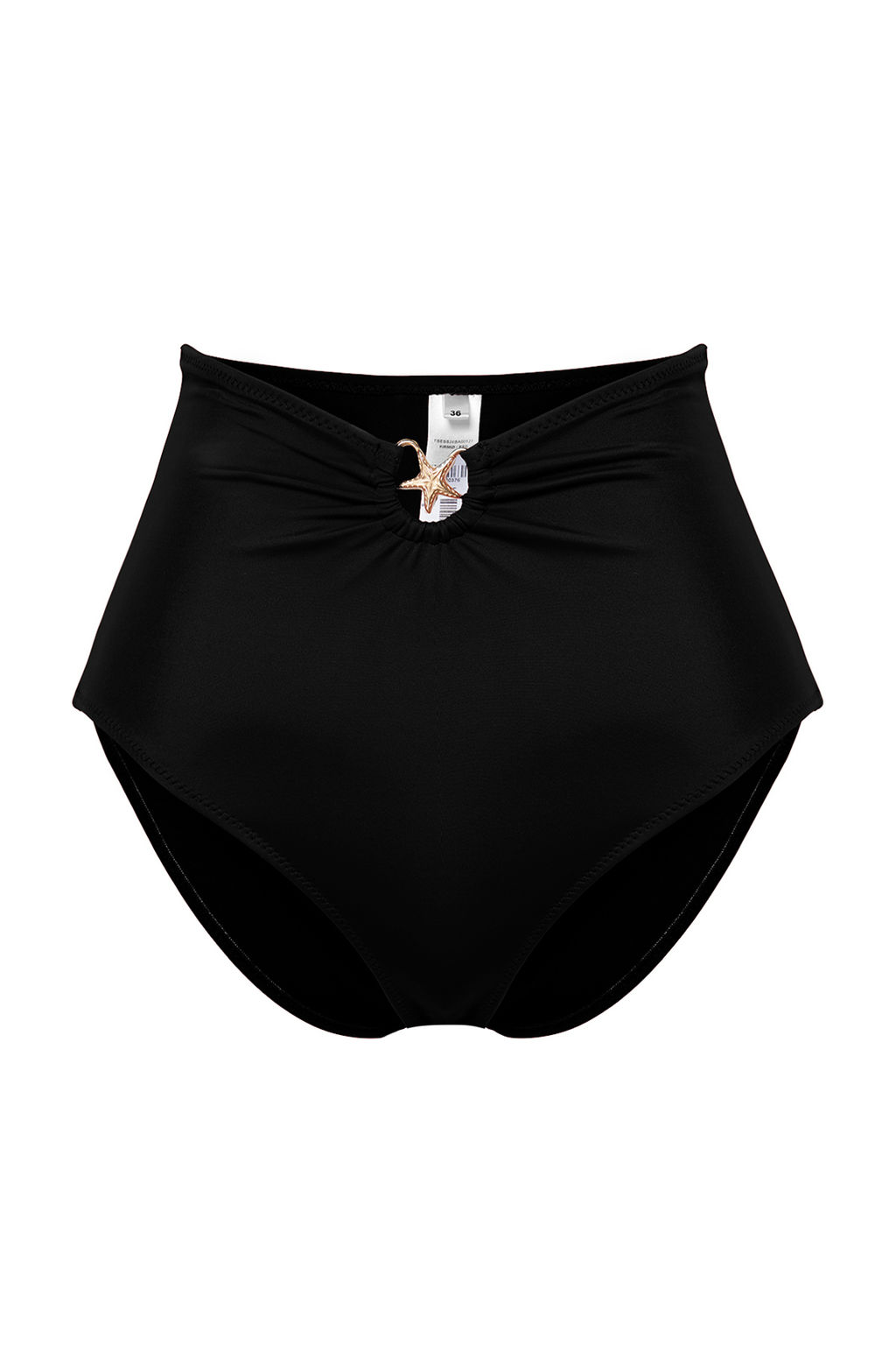 Siyah Premium Aksesuarl? Yuksek Bel Hipster Bikini Alt? TBESS24BA00127