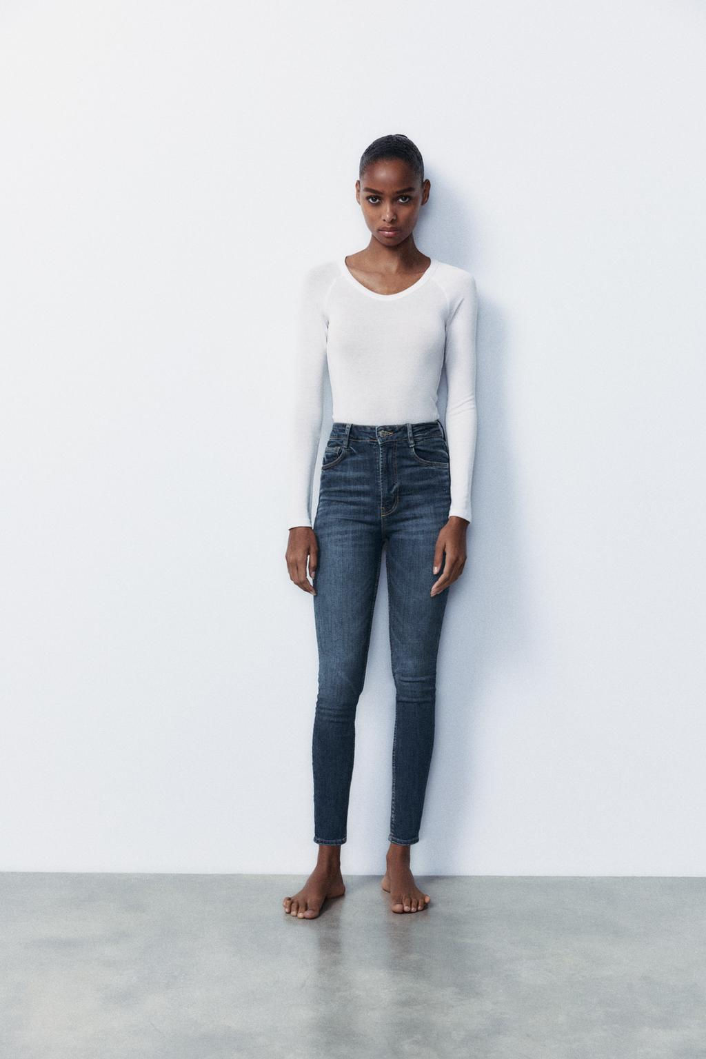 TRF SCULPT HIGH-WAIST JEANS - Zara фото 6