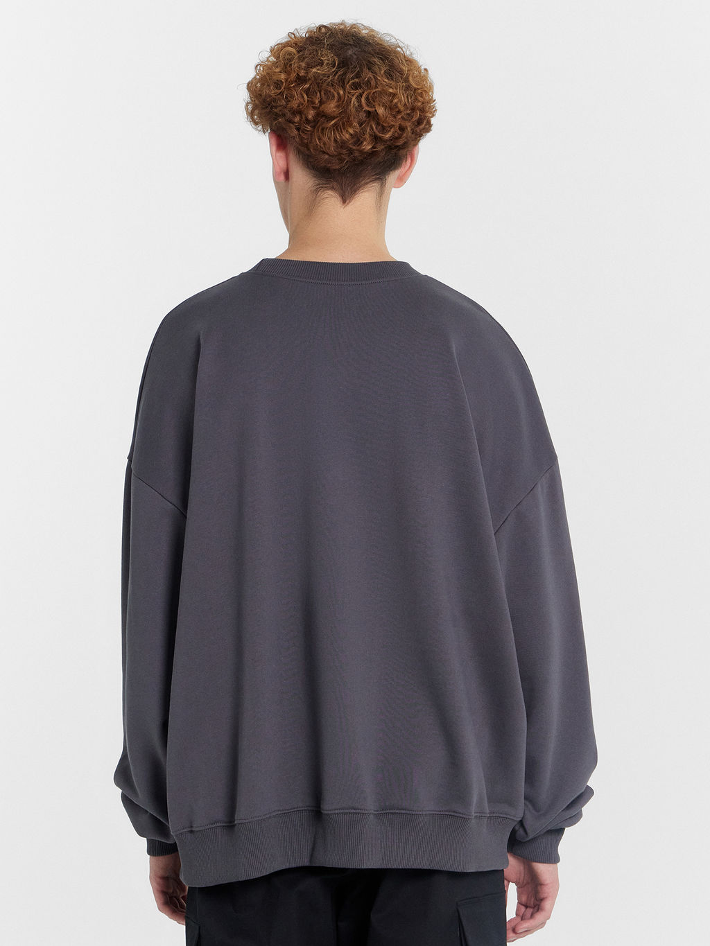 Свитшот мужской серый с принтом Заповедный напев сталь +печать 121866/1 - Mark formelle фото 4