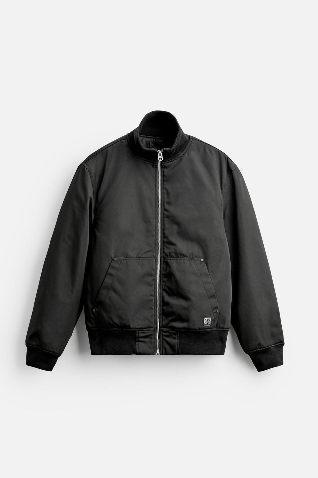 WATER-REPELLENT BOMBER JACKET - Zara фото 7