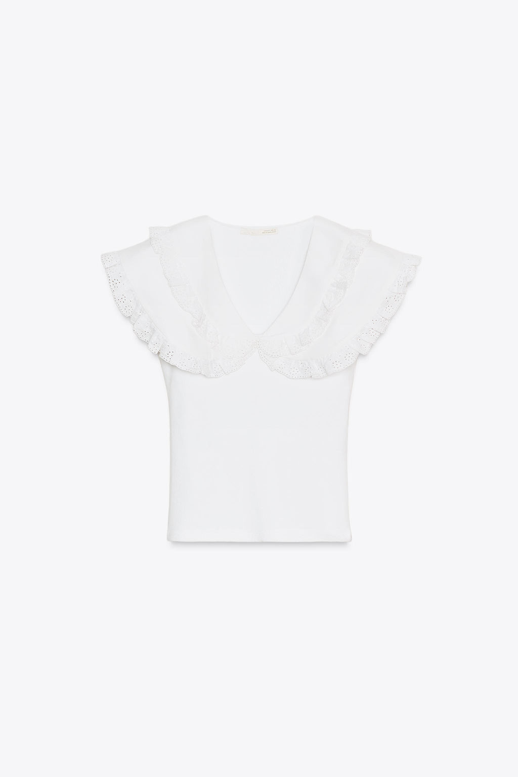 PETER PAN COLLAR T-SHIRT - Zara фото 3