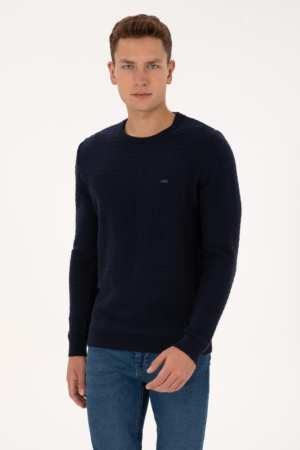 Erkek Lacivert Kazak - U.s. polo assn фото 3