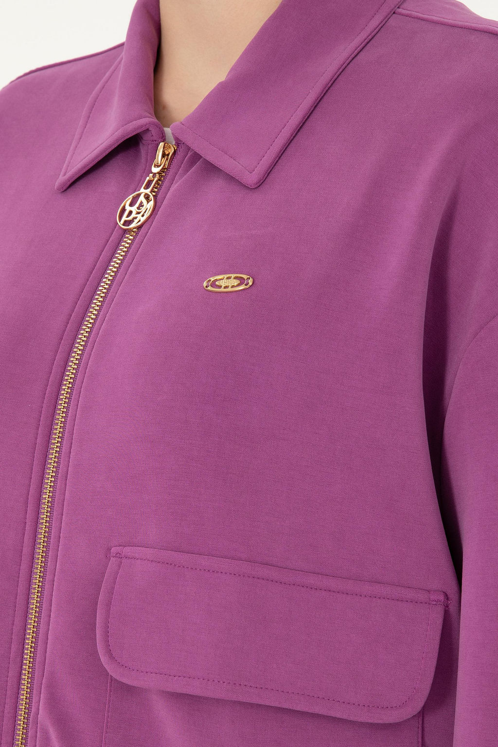 Женский фиолетовый свитшот Неожиданная скидка в корзине - U.s. polo assn фото 7