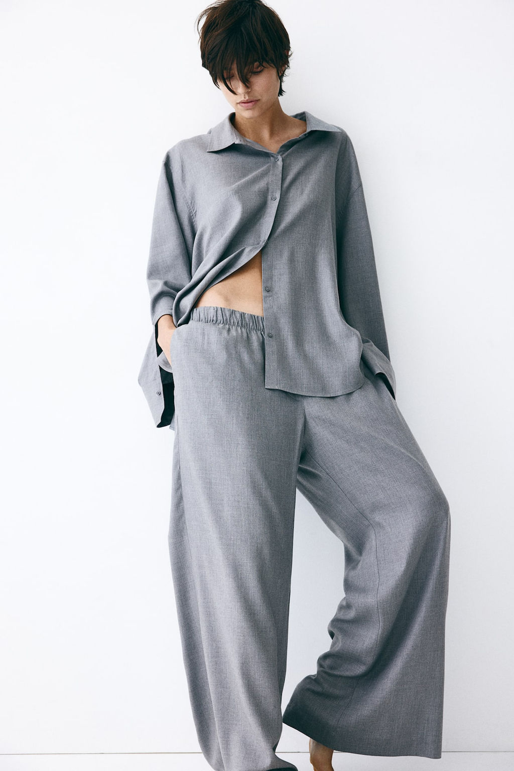 Camisa oversize de lyocell - H&m фото 2