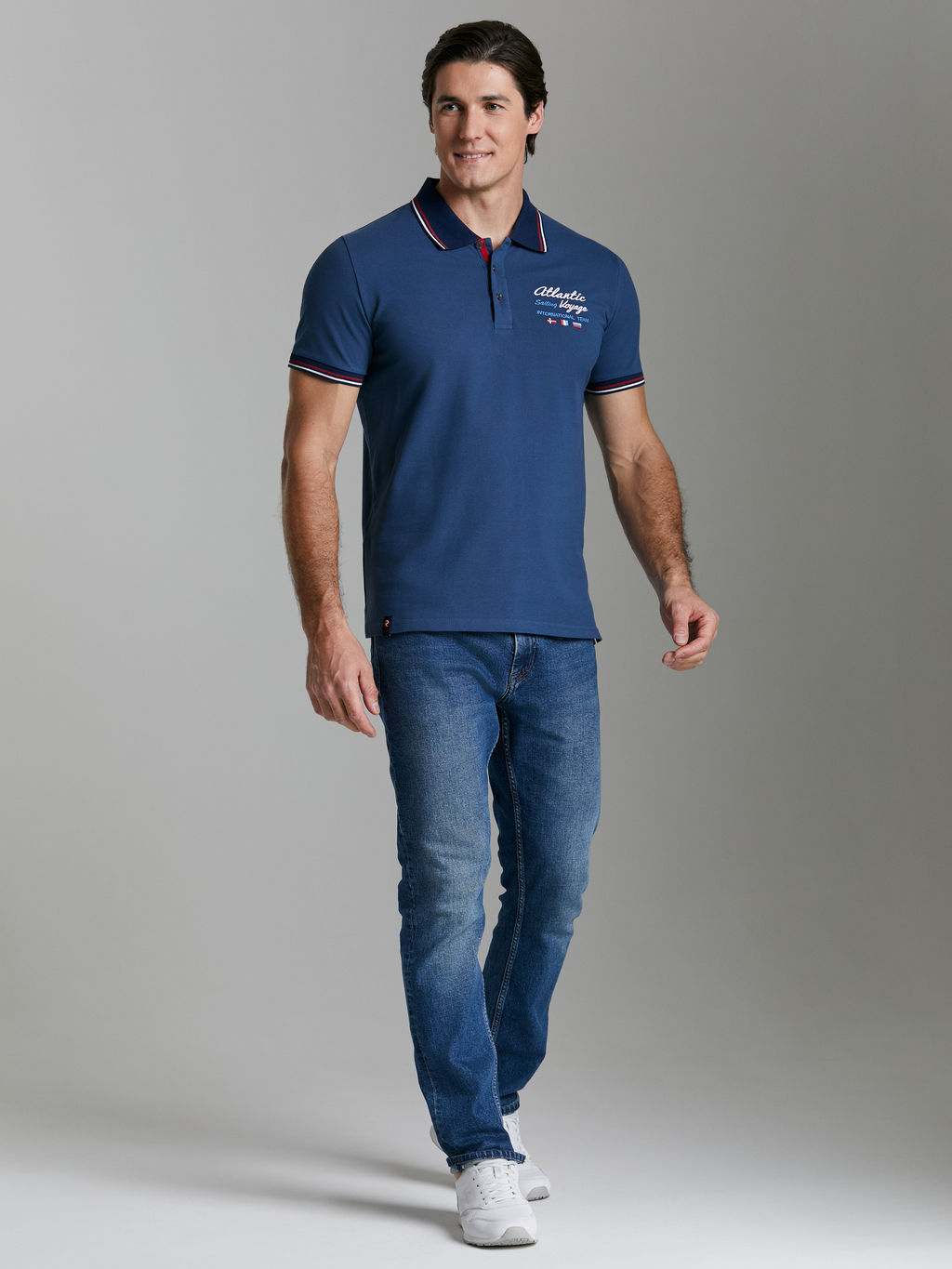 Поло мужское Yachting 65M-RR-1230F RED-N-ROCKS