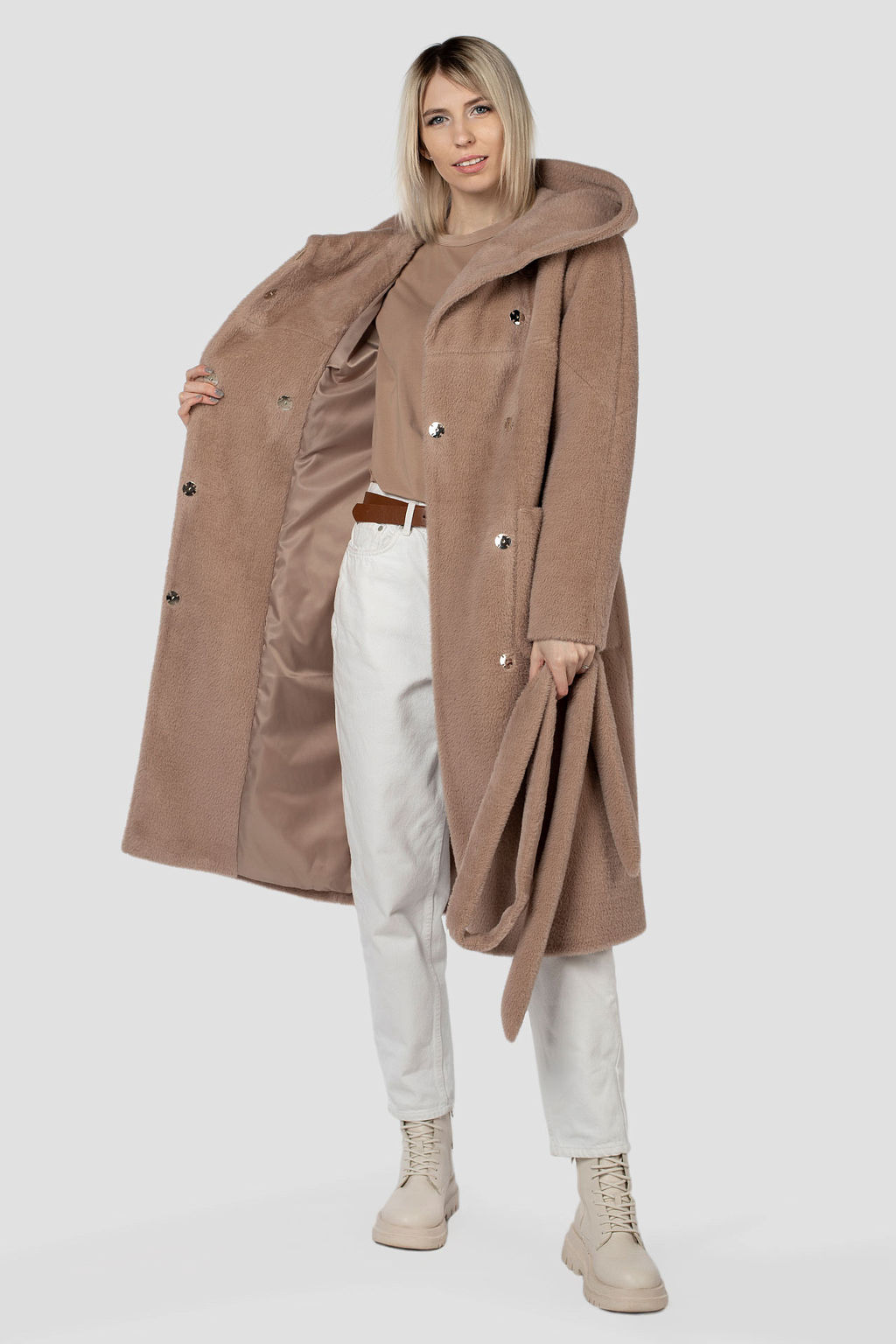 Пальто ЭКО-МЕХ утепленное Термофинн 100 - El podio фото 2