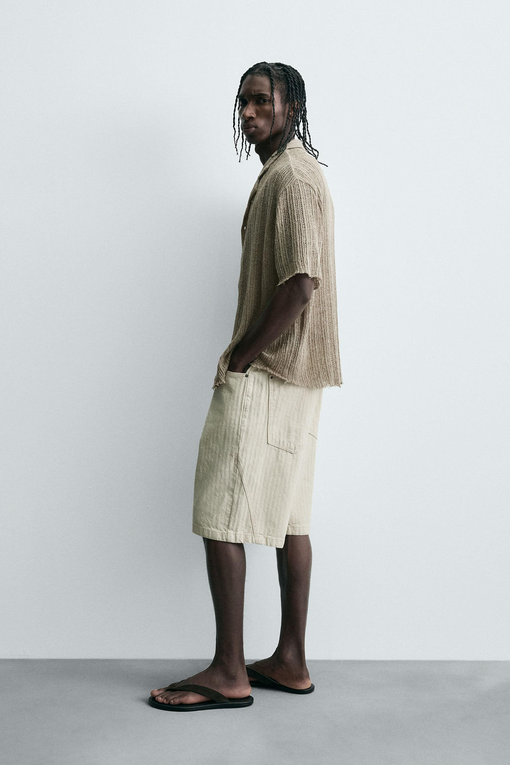 TEXTURED KNIT SHIRT - Zara фото 4