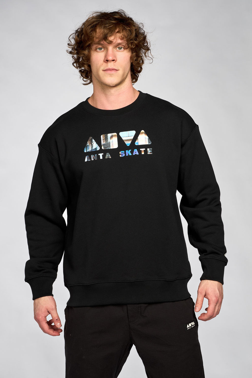 Свитшот Черный - Anta фото 3