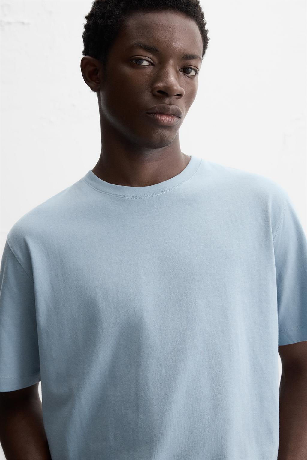 BASIC MEDIUM WEIGHT T-SHIRT - Zara фото 30