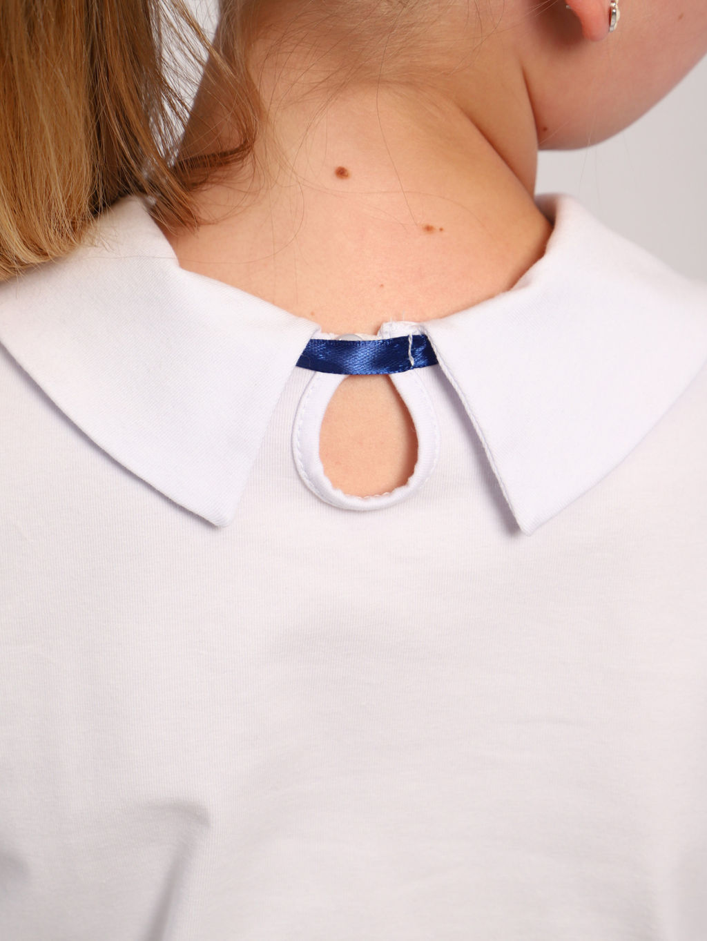 Блузка Вероника белый, БЛ-03-1 От Егорки до Егора фото 6