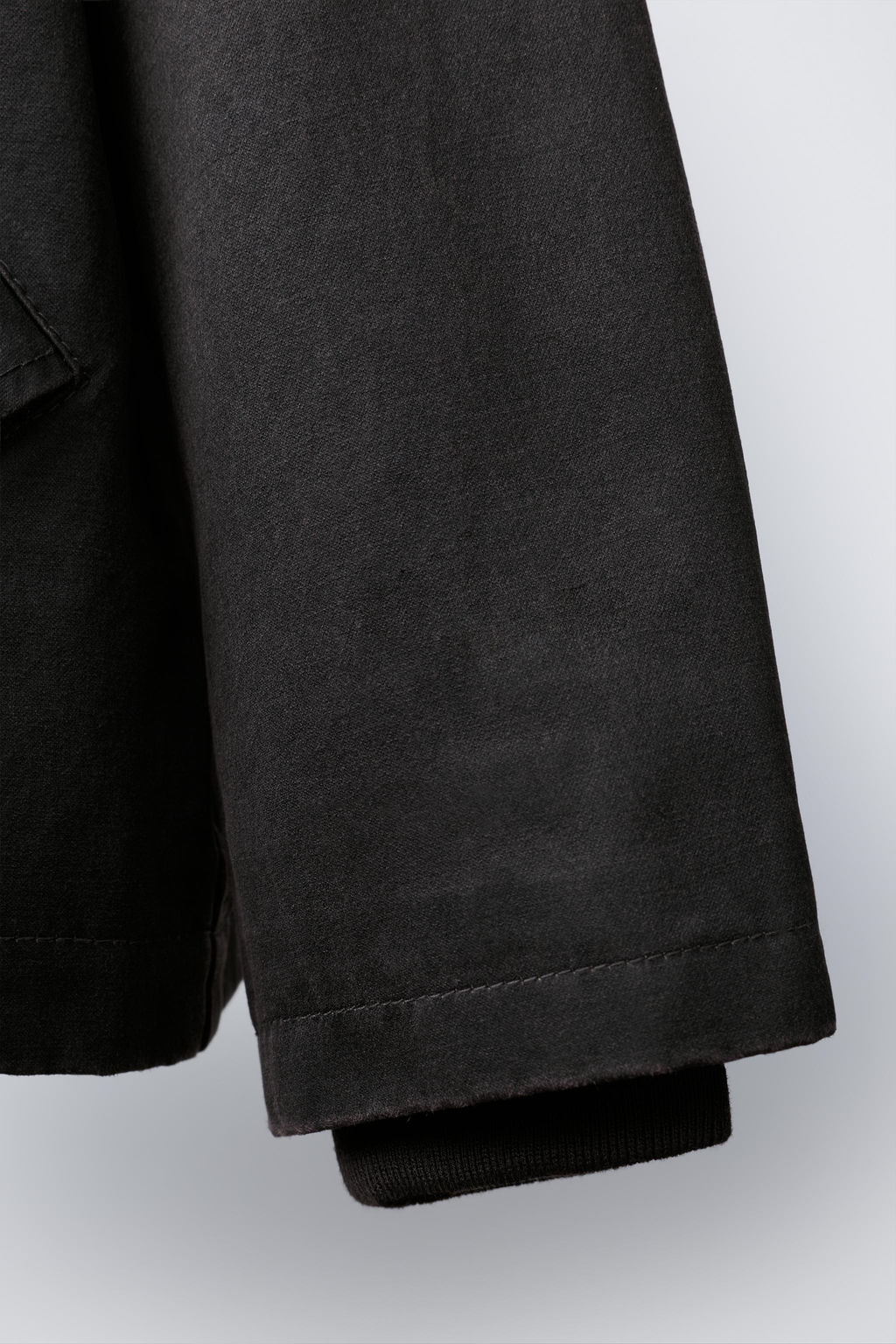 WAXED JACKET WITH LEATHER-EFFECT COLLAR - Zara фото 6