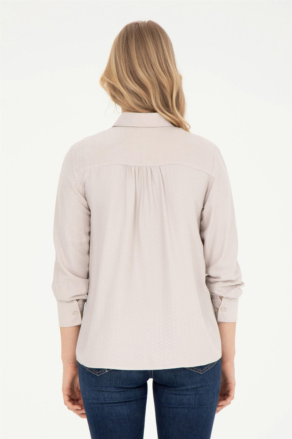 Женская рубашка с длинным рукавом Stone Неожиданная скидка в корзине - U.s. polo assn фото 5