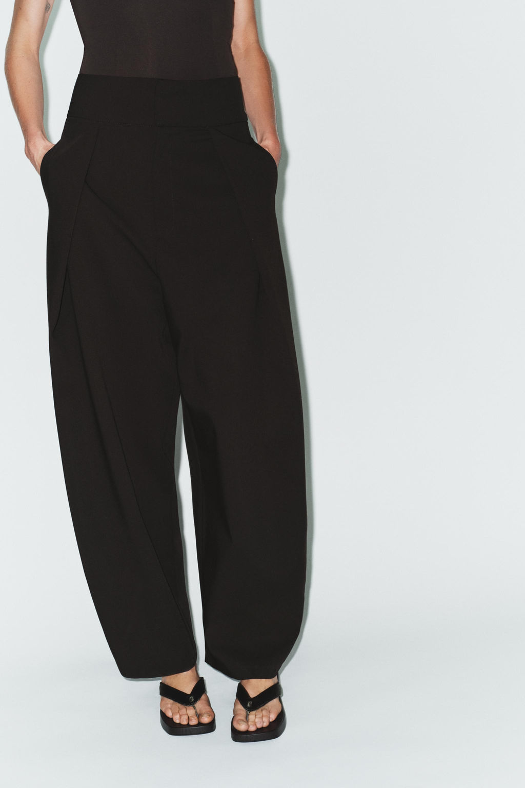 BALLOON PLEAT TROUSERS - Zara фото 9